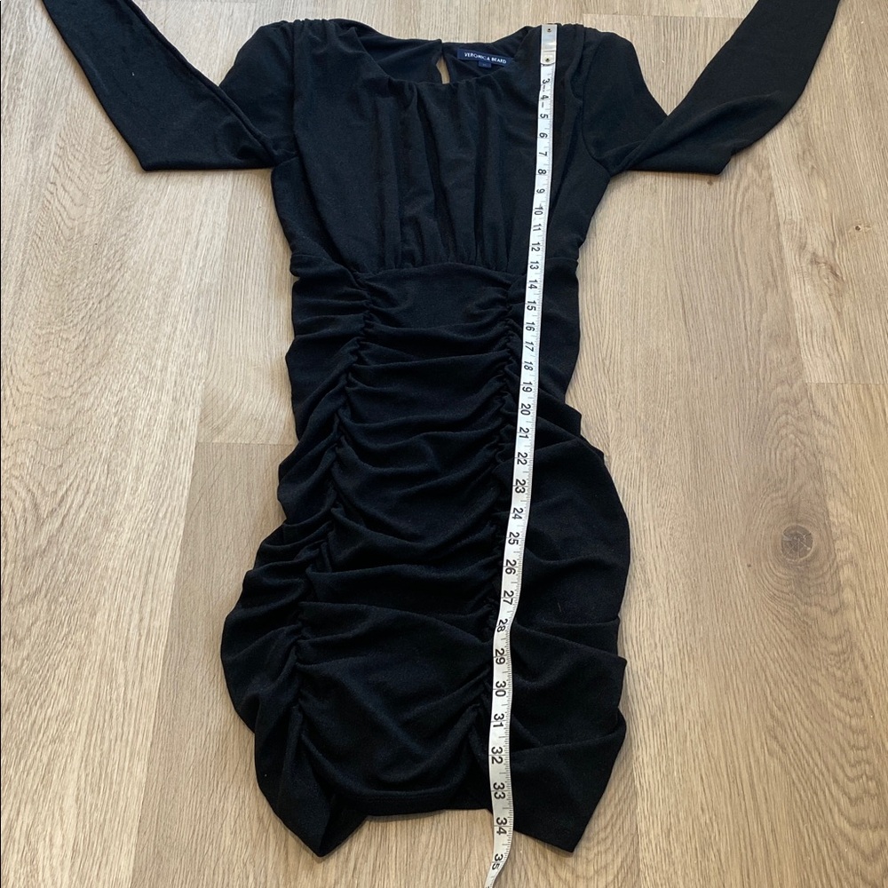 Veronica Beard Jeremiah Long-Sleeve Ruched Mini Dress - Picture 15 of 16